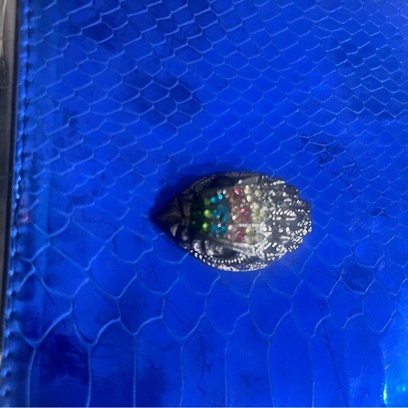 Kurt Geiger London Kensington Crossbody Blue and Silver Designer Women's Bag